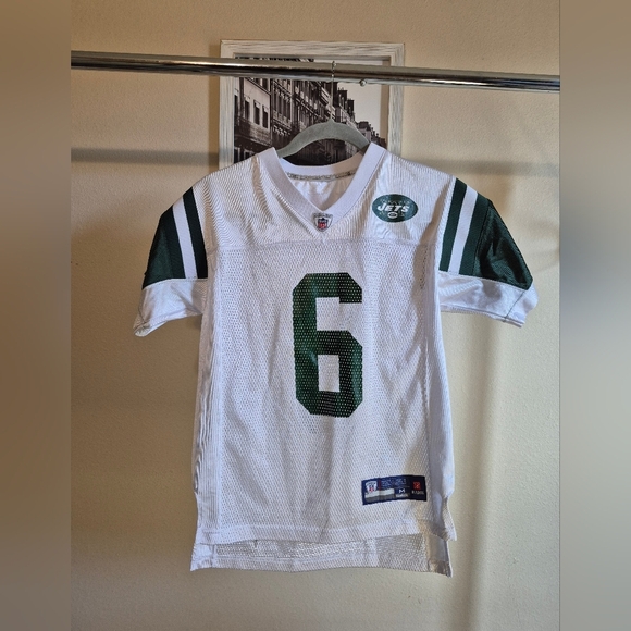 Kids White and Green Sports Jersey - Picture 1 of 8